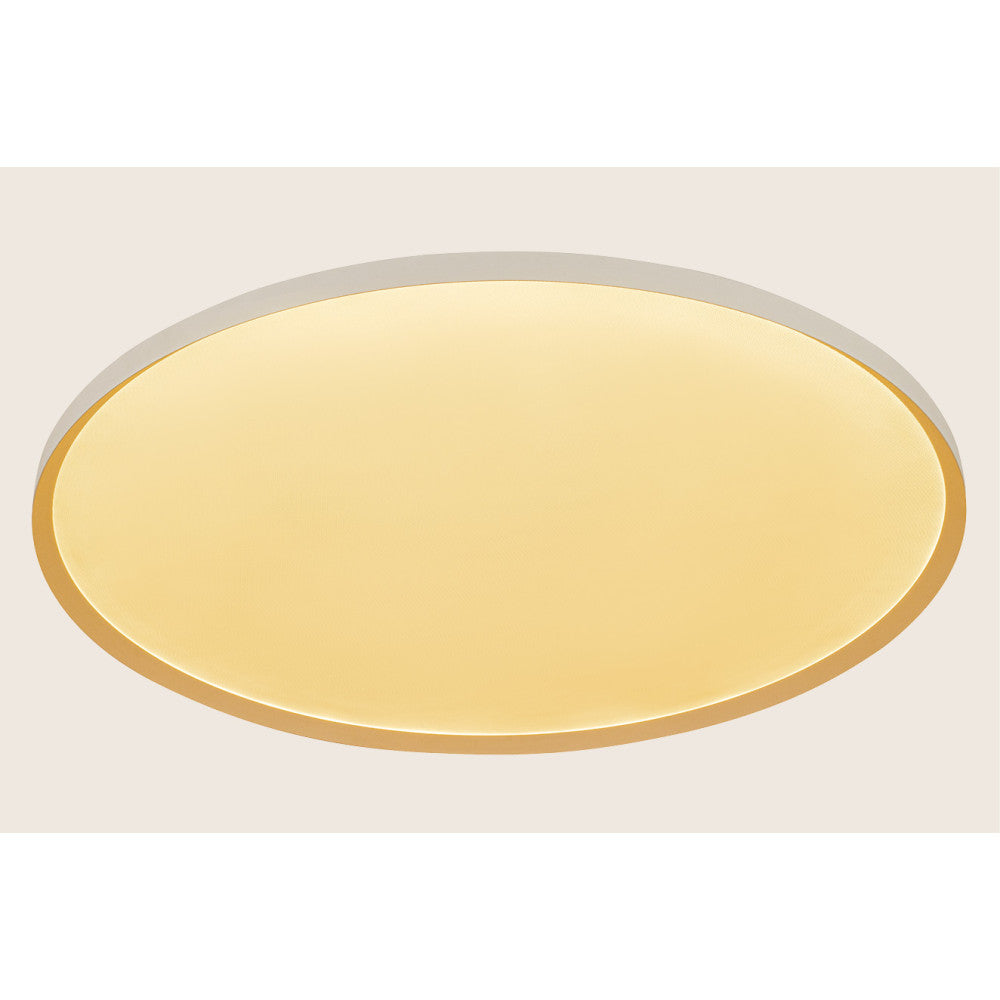 Plafonnier ZAMBELIS D650 56W CCT Dimmable DESIGN Blanc Sable 25199