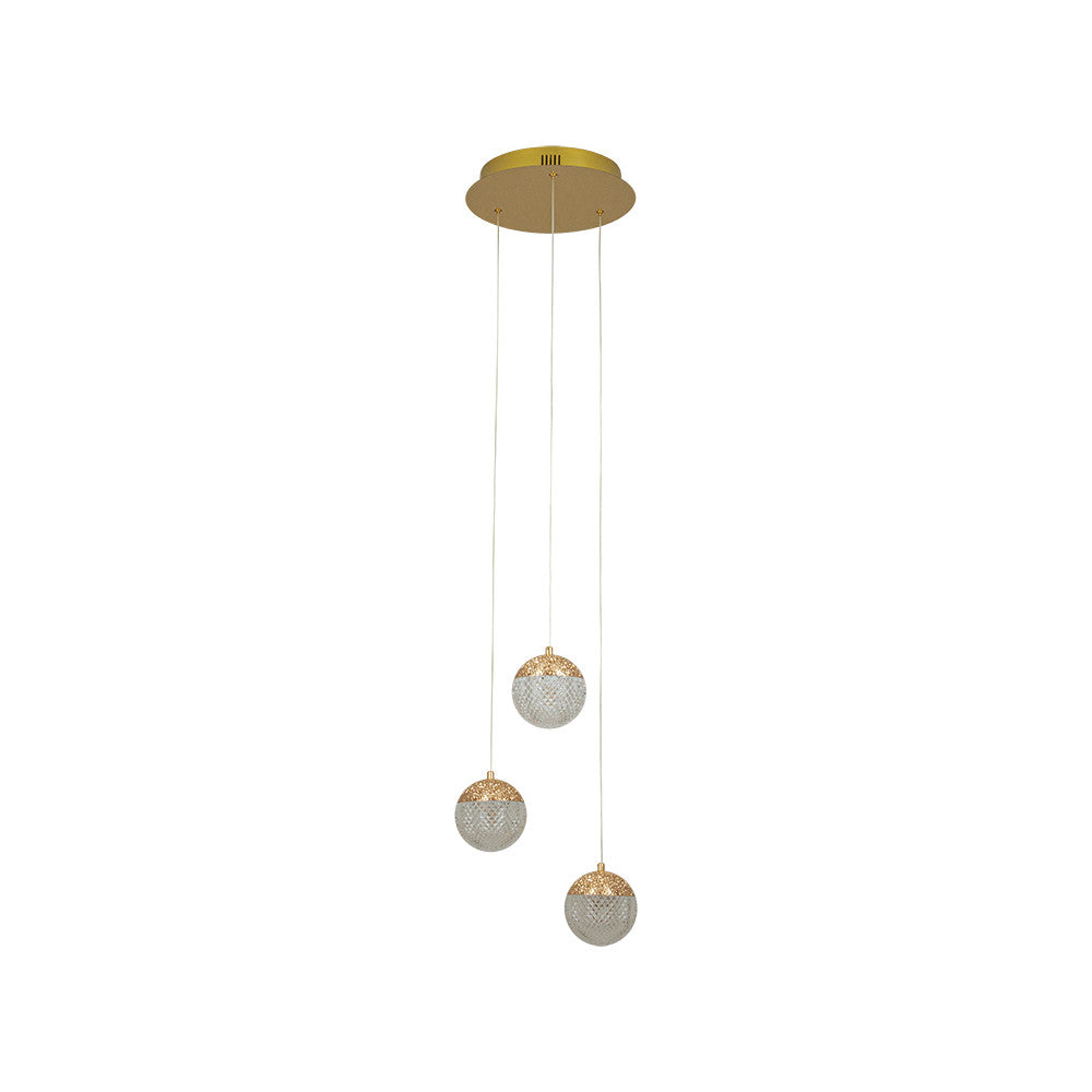 Suspension ZAMBELIS D330 25W Dimmable DESIGN Or Mat 25324