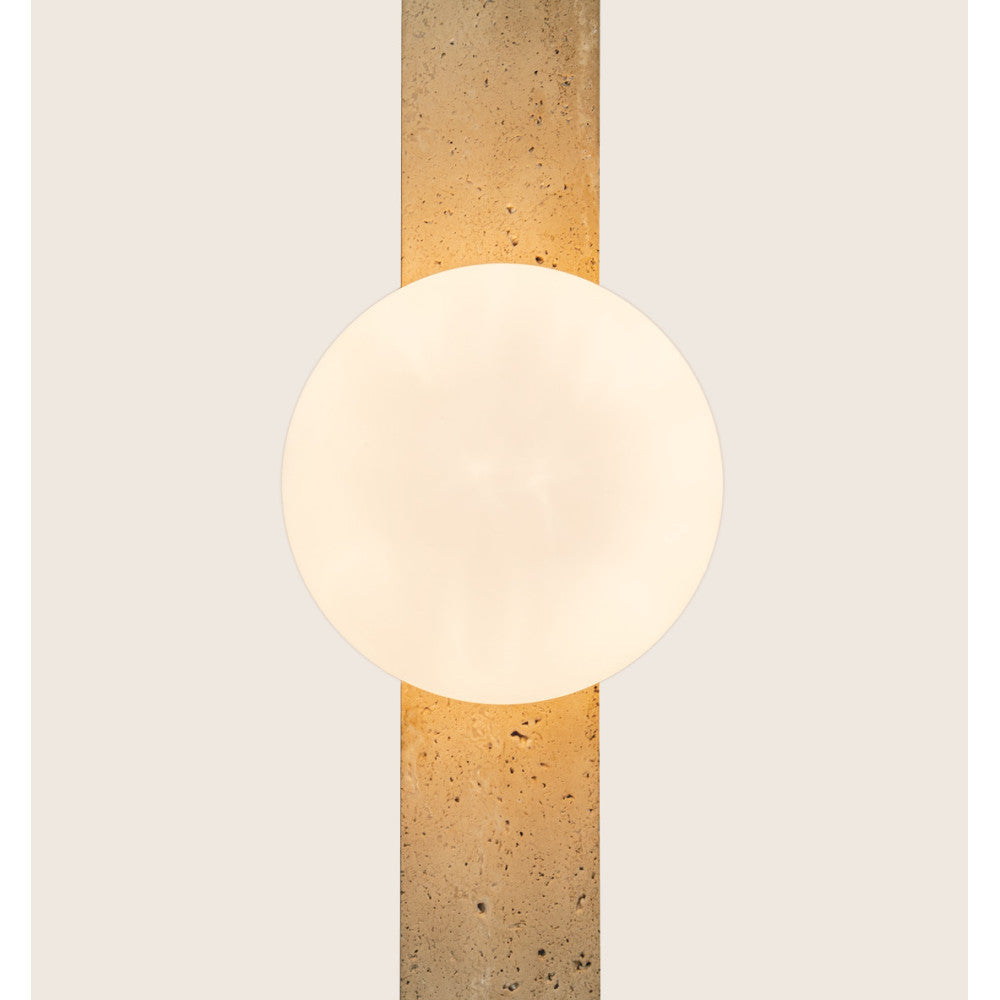 Applique Murale ZAMBELIS G9 DESIGN Pierre Naturelle Sans Source 25315
