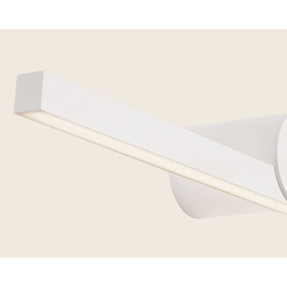 Applique Salle de Bain ZAMBELIS 10W IP54 DESIGN Blanc Sable 22124-W