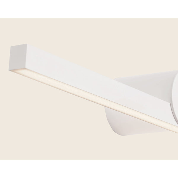 Applique Salle de Bain ZAMBELIS 10W IP54 DESIGN Blanc Sable 22124-W