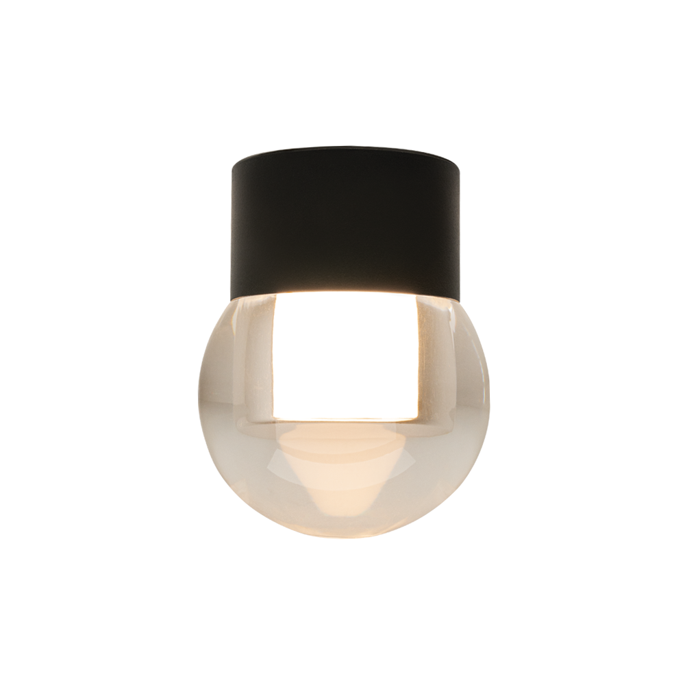 Plafonnier ZAMBELIS D100 6W DESIGN Noir Sable 25306