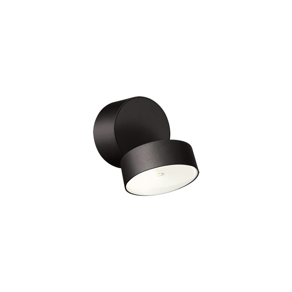 Applique Exterieure Orientable ZAMBELIS 6W IP65 DESIGN Noir Sable E435