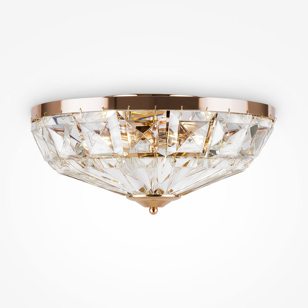 Facet Gold Ceiling Light