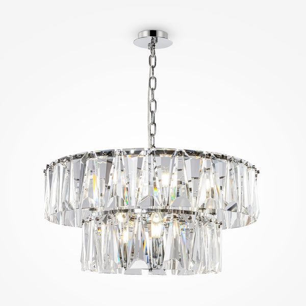 Puntes Silver pendant light