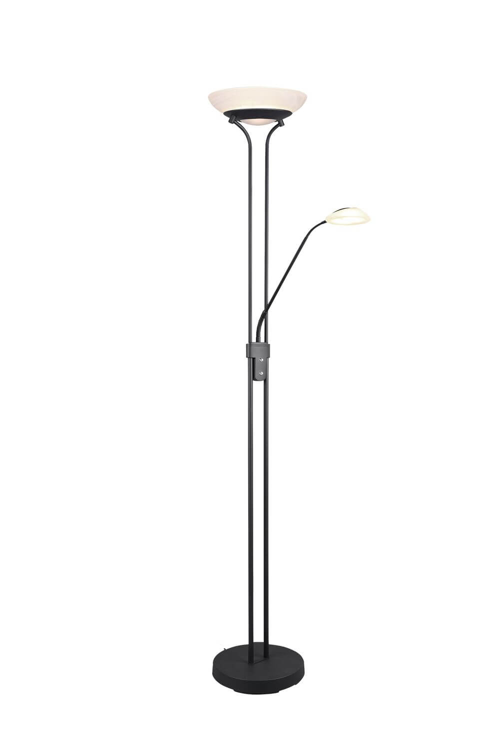 Lampadaire Orson noir mat