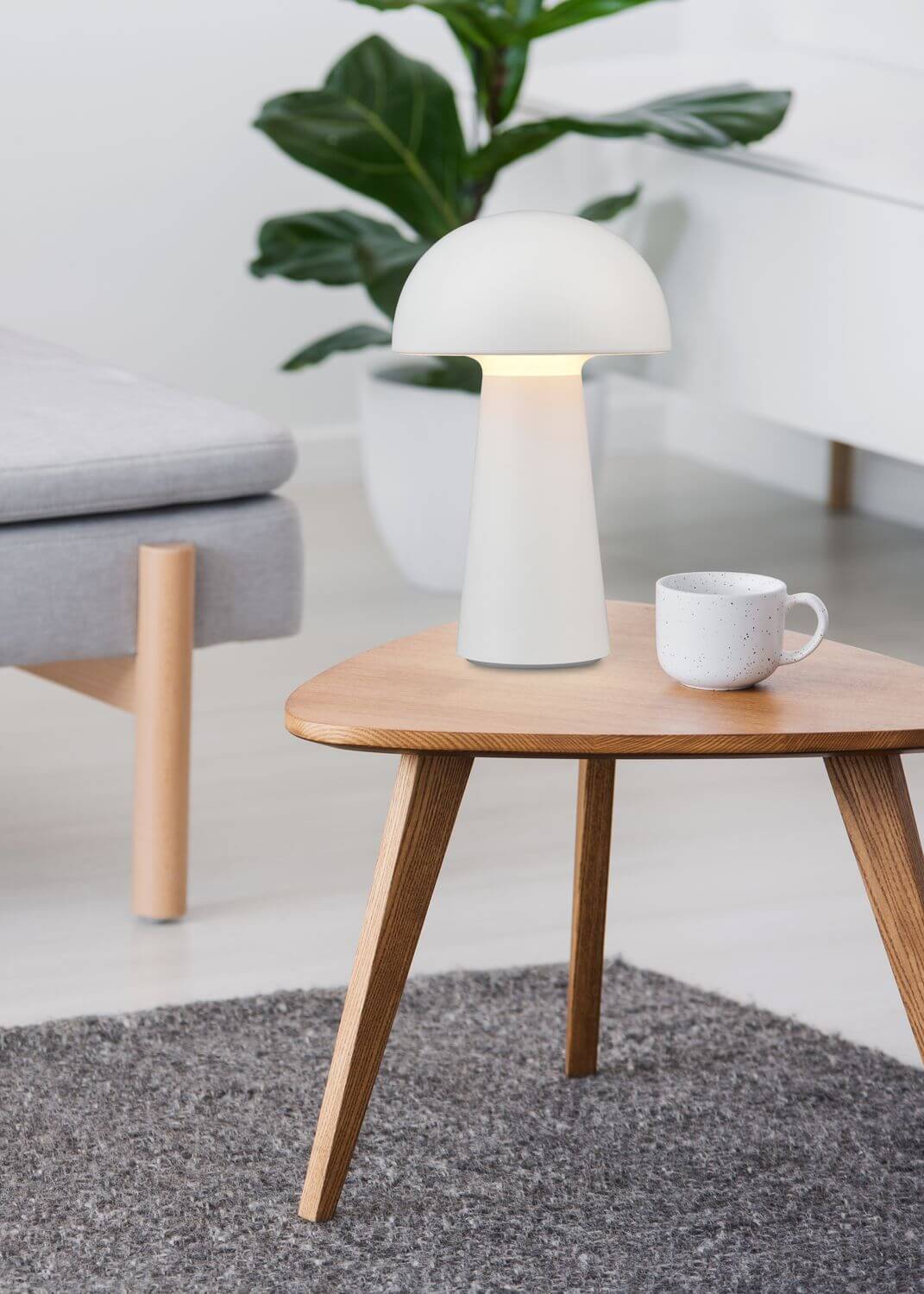 Lampe extérieure Lennon blanche