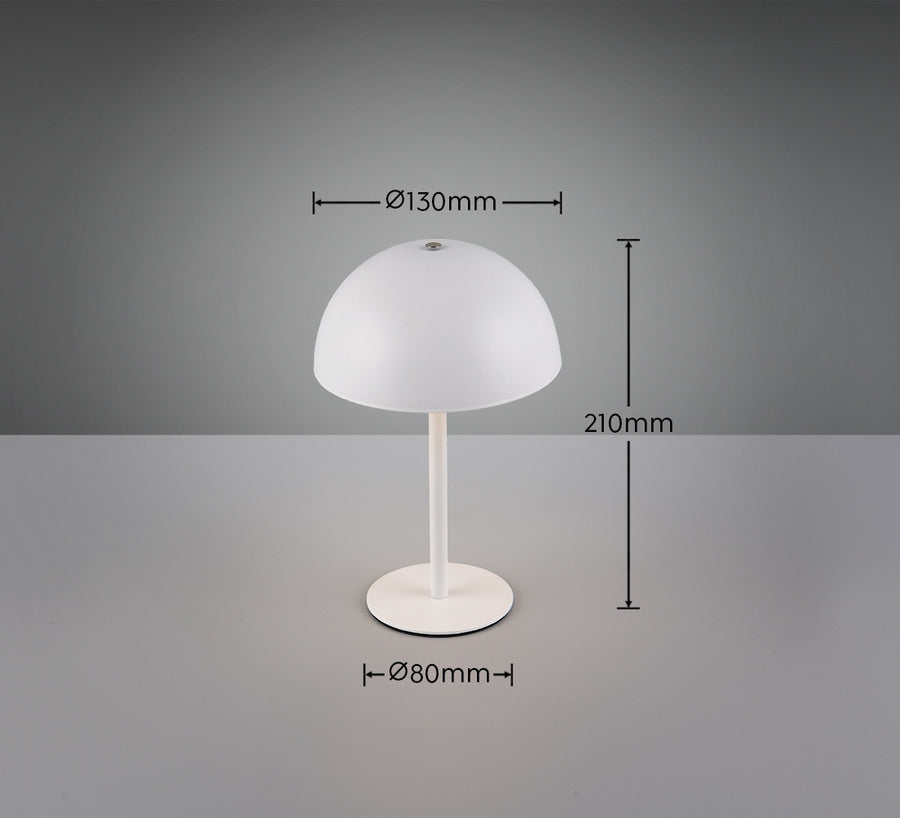 Lampe à poser Munoz blanche mat