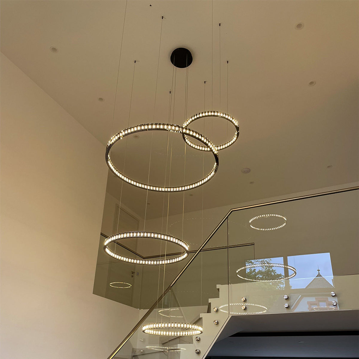 Suspension LED Atom Ring