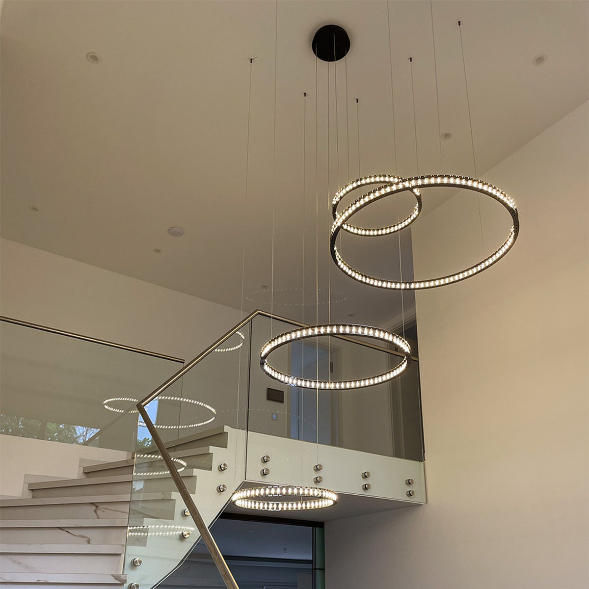 Suspension LED Atom Ring
