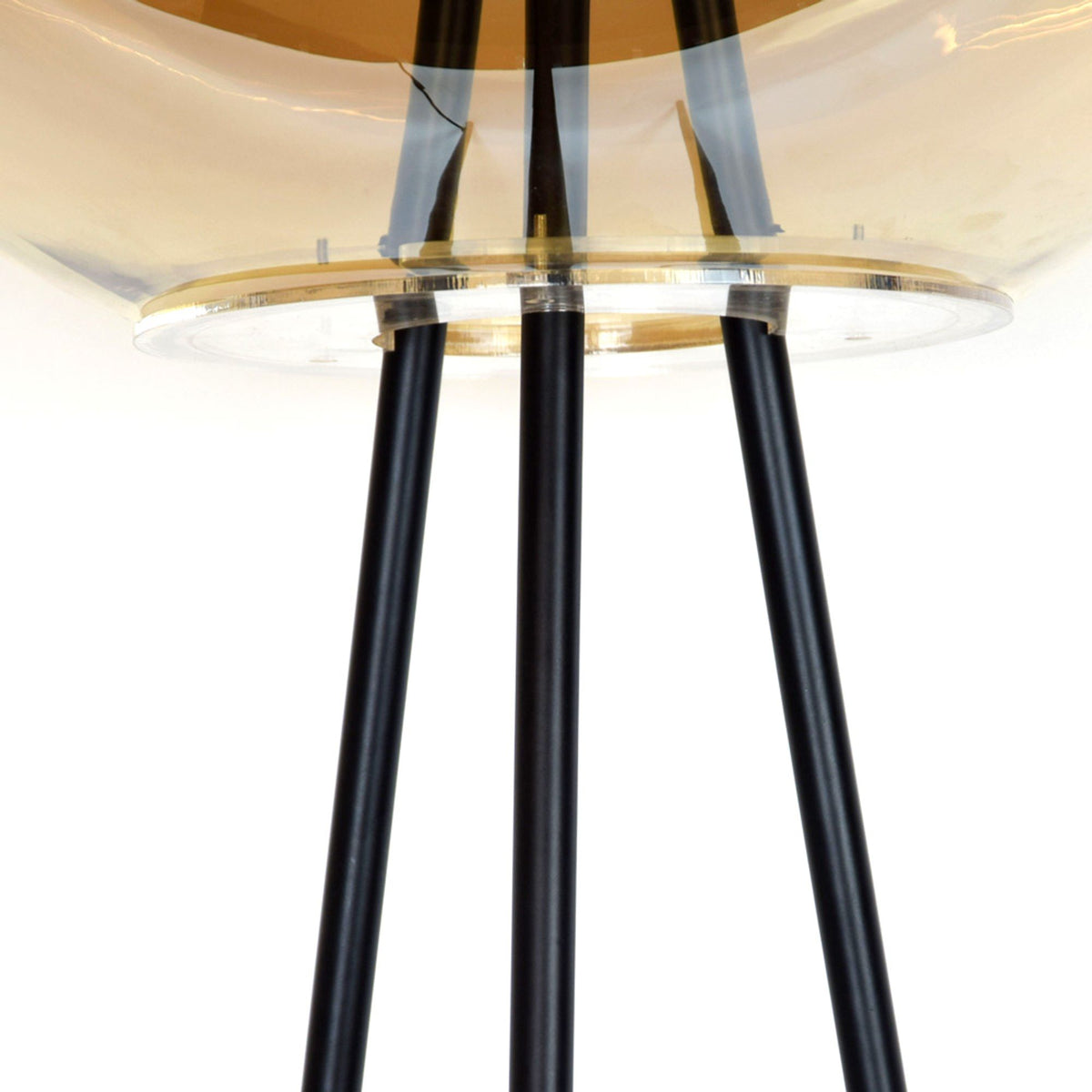 Lampadaire trépied Orb Tripod globe en verre, H 160 cm