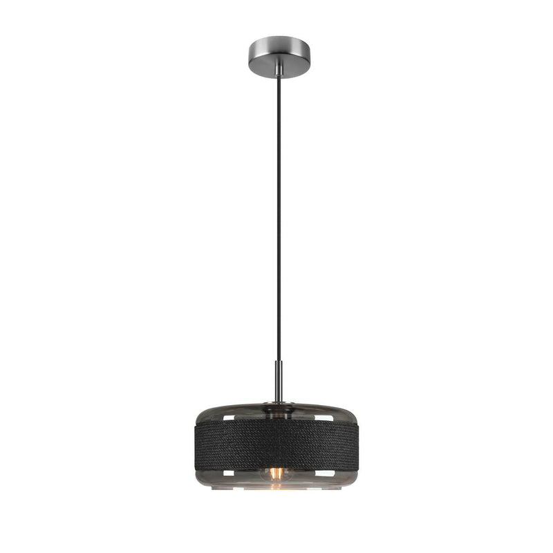 Suspension Pantilo Rope argentée, Ø 27 cm