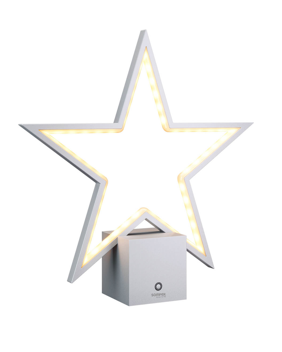 Lampe extérieure Lucy argentée