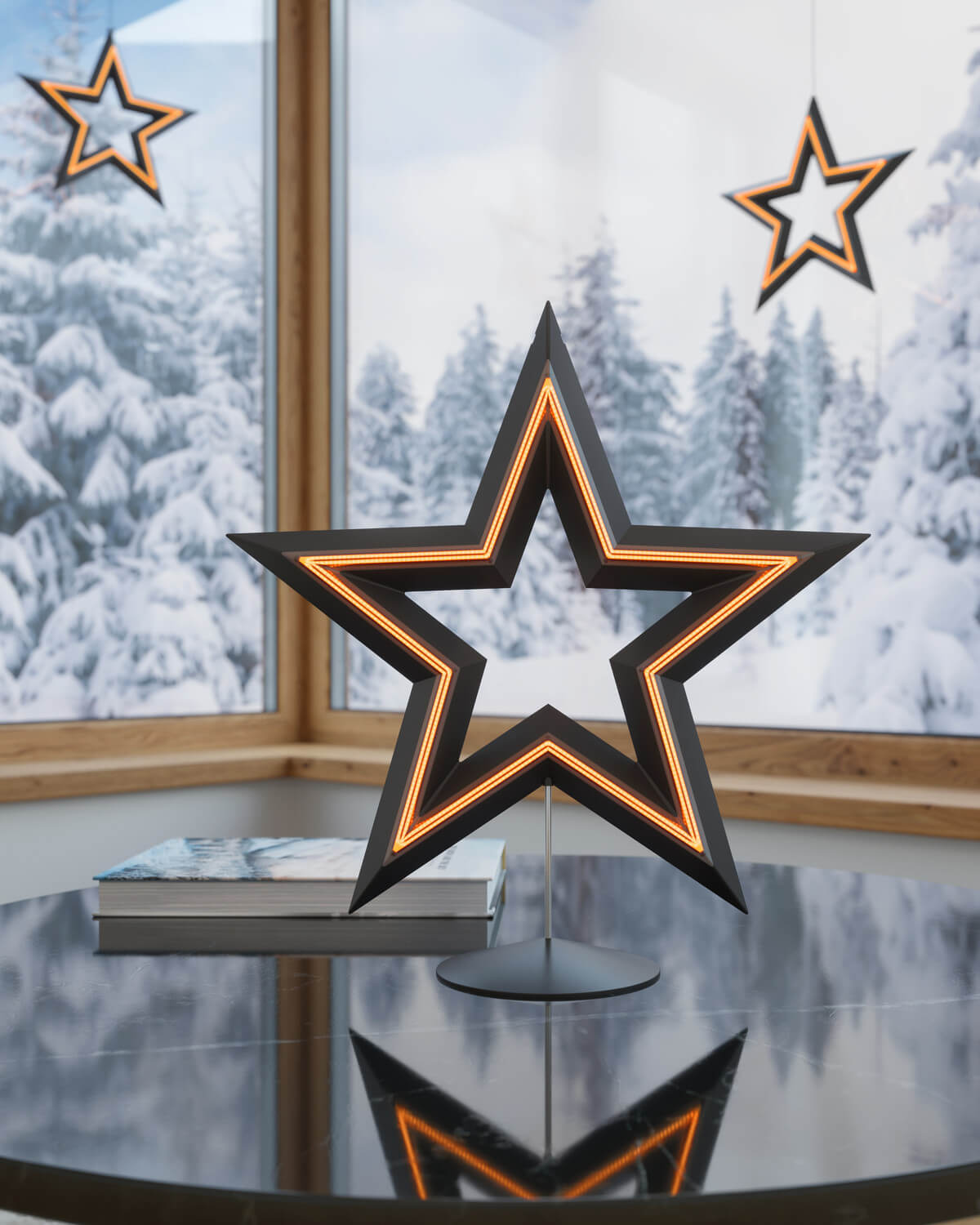 Lampe extérieure Freestar noire