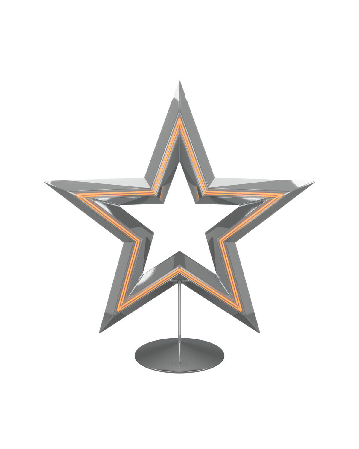 Lampe extérieure Freestar chromée