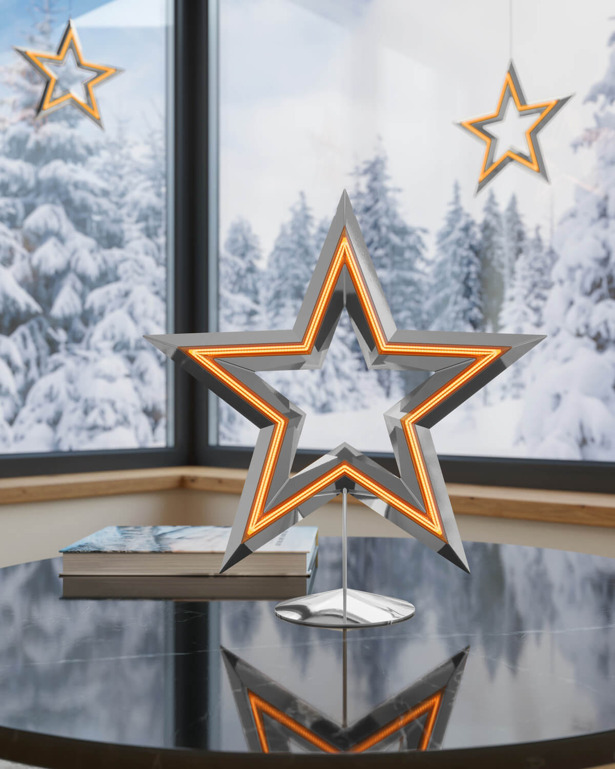 Lampe extérieure Freestar chromée