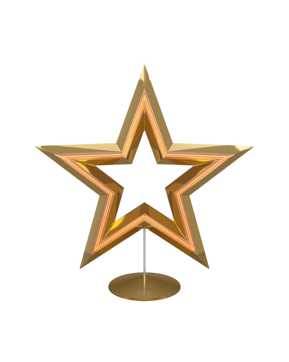Lampe extérieure Freestar dorée