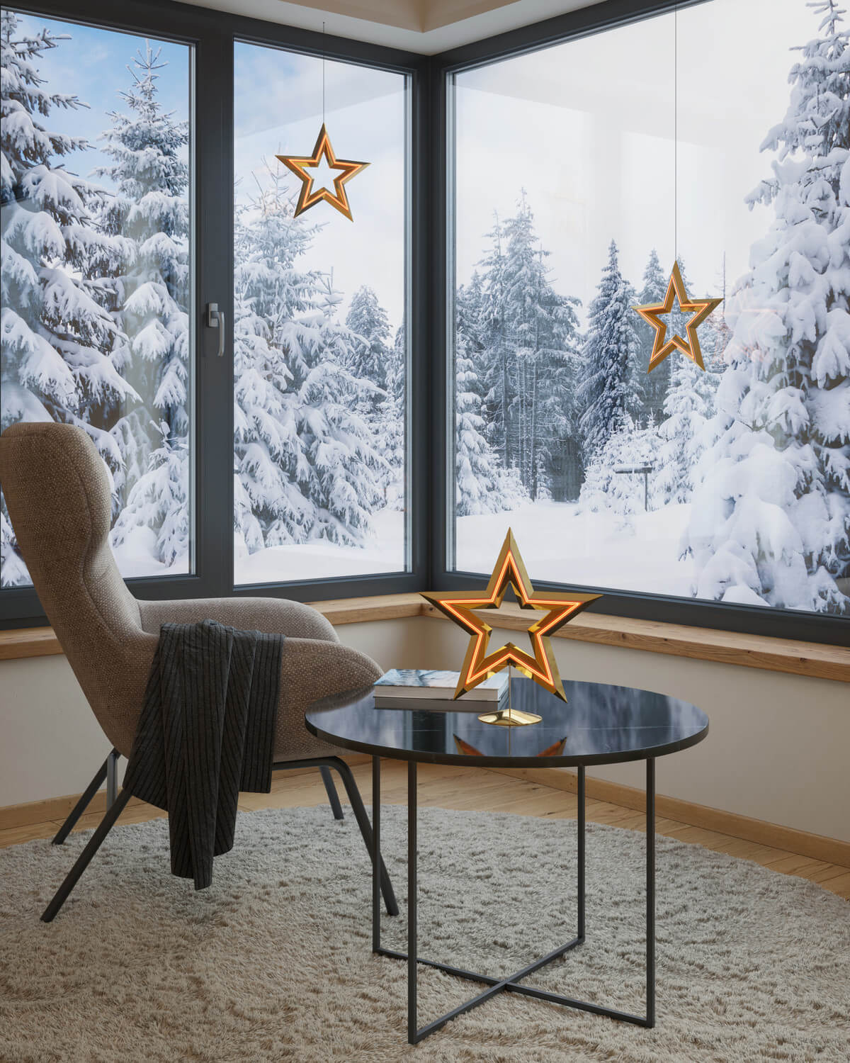 Lampe extérieure Freestar dorée