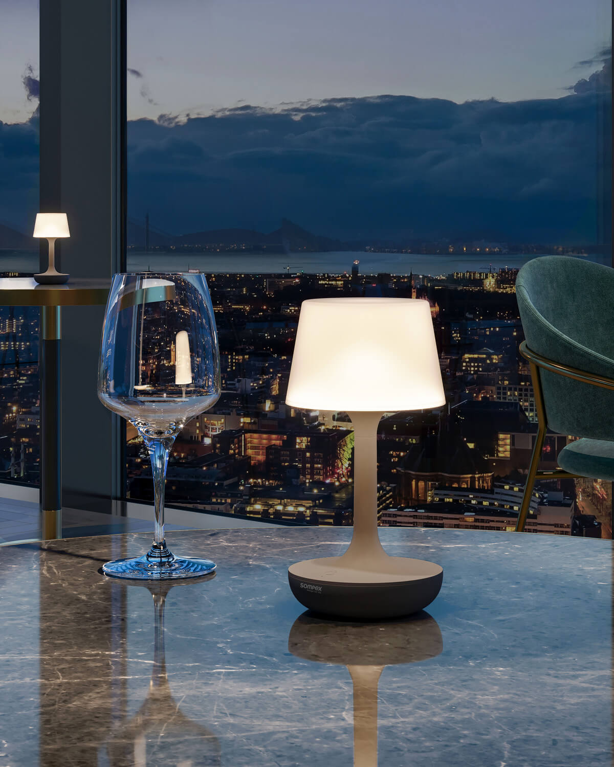 Lampe extérieure Ginn beige
