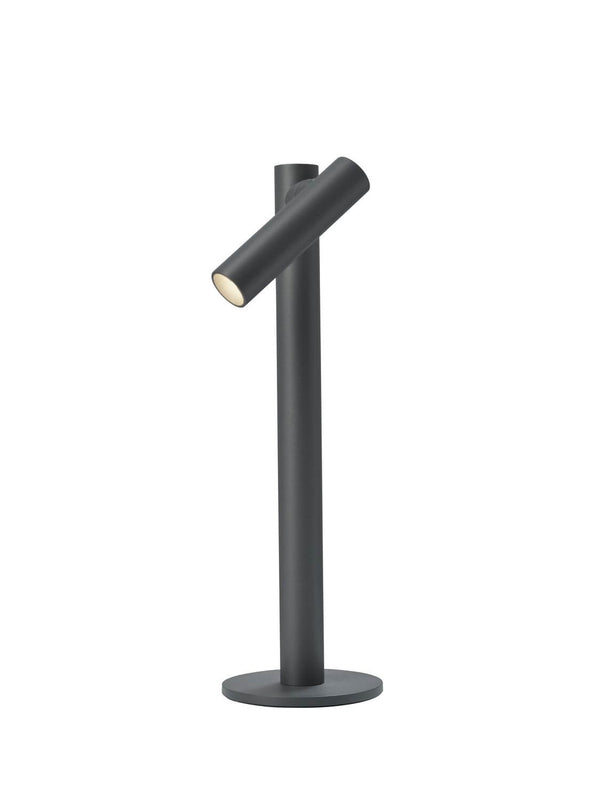 Lampe à poser sans fil Tubo anthracite