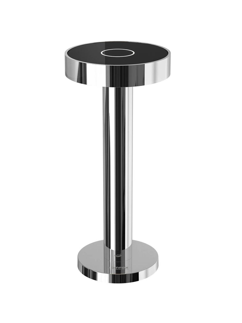 Lampe à poser sans fil Boro chromée