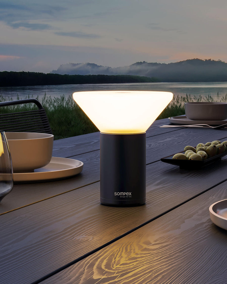 Lampe extérieure Mikono noire