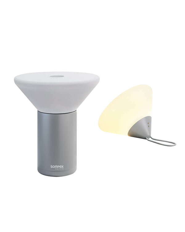 Lampe extérieure Mikono grise