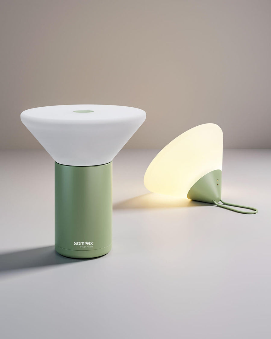 Lampe extérieure Mikono vert olive