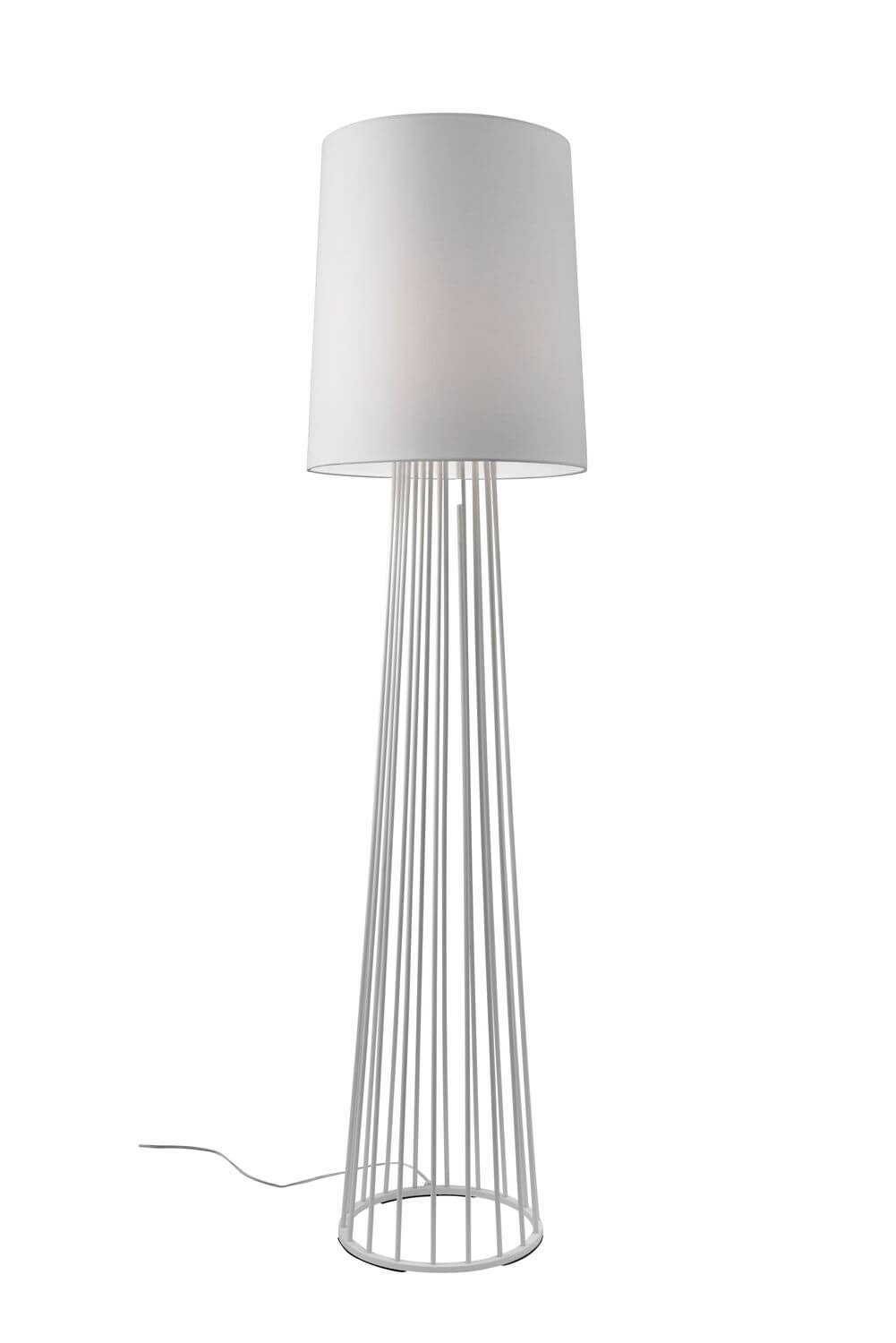 Lampadaire Mailand blanc