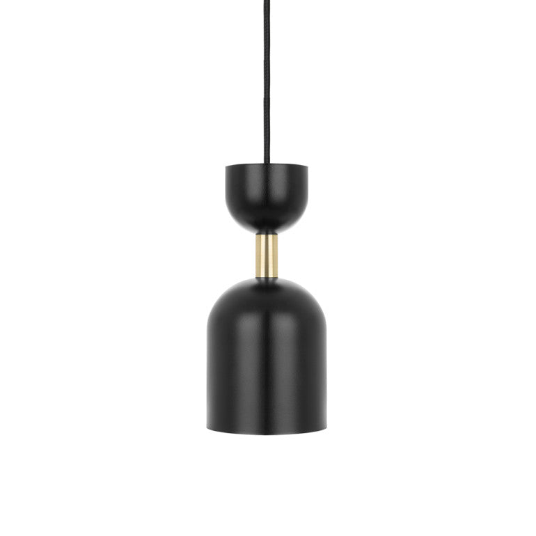 Suspension luminaire SUPURU Noir / doré, tube laiton