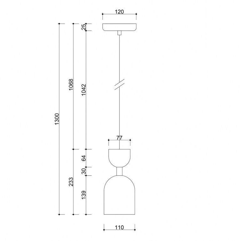 Suspension luminaire SUPURU