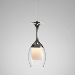 Wine Glass Pendant Light | Vineyard Style