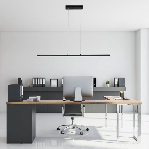 Modern Black Pendant Light with LED | Lory