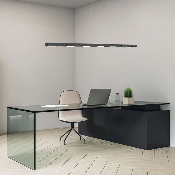 Modern Black Pendant Light | Block