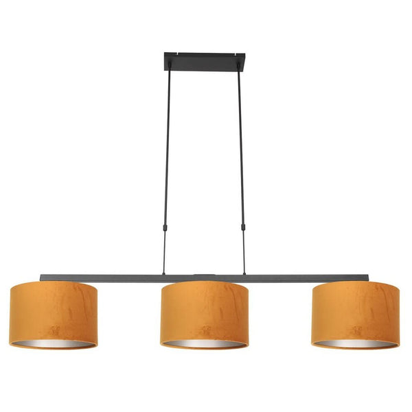 Modern Black Velvet Pendant Light | Saro