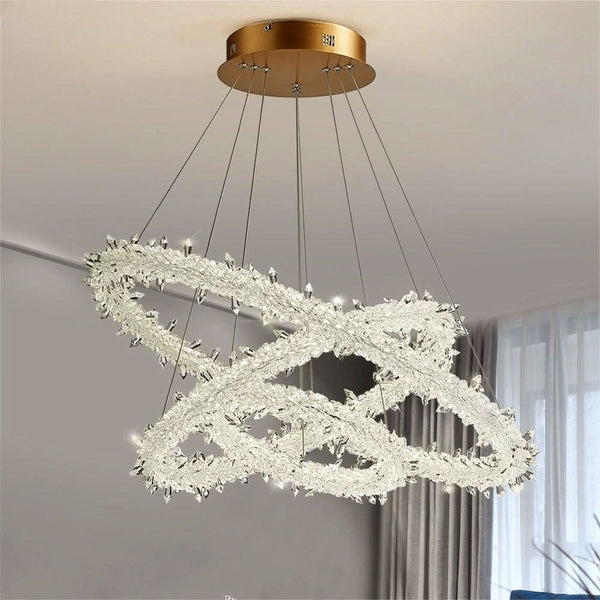 Modern oval kitchen pendant light | Sparkling Serenity