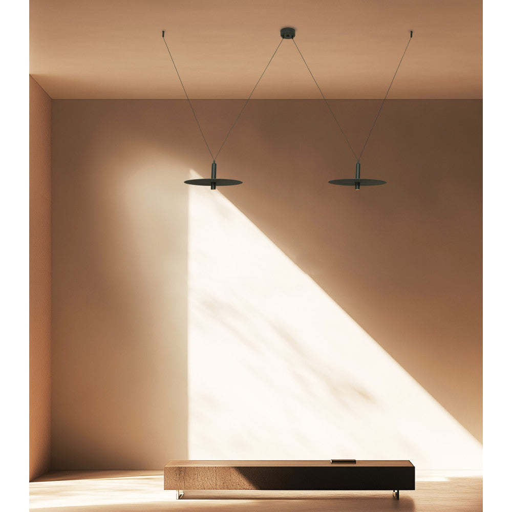 Suspension ZAMBELIS 14W DESIGN Noir Mat 23227