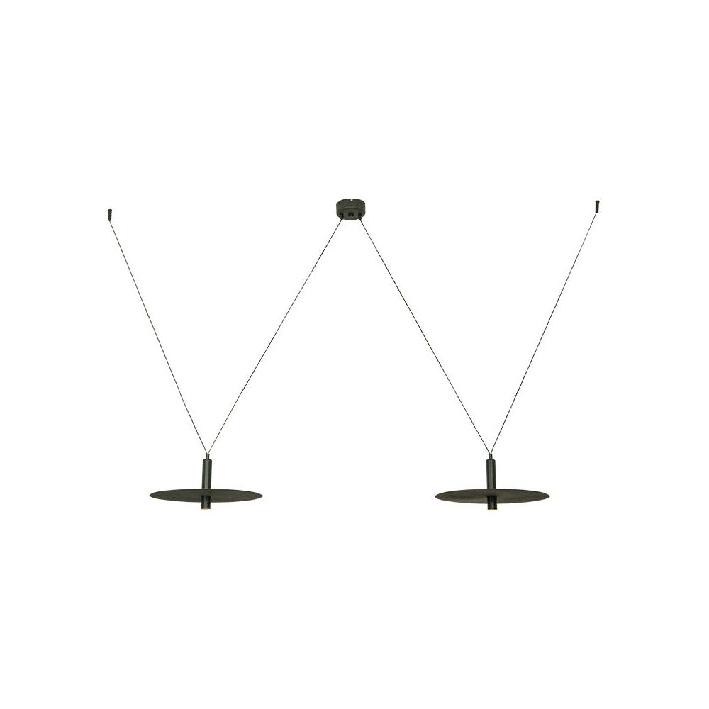 Suspension ZAMBELIS 14W DESIGN Noir Mat 23227
