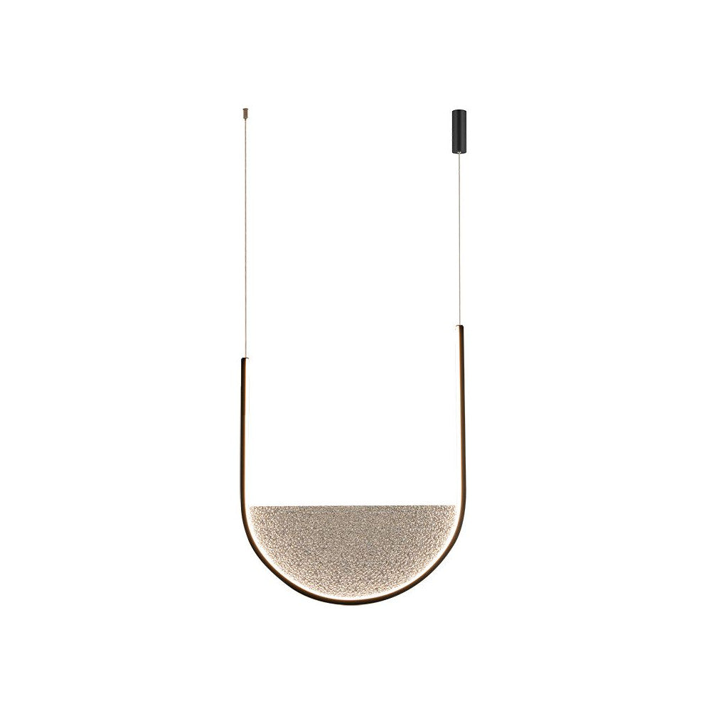 Suspension ZAMBELIS 28W Dimmable DESIGN Noir Mat 23164