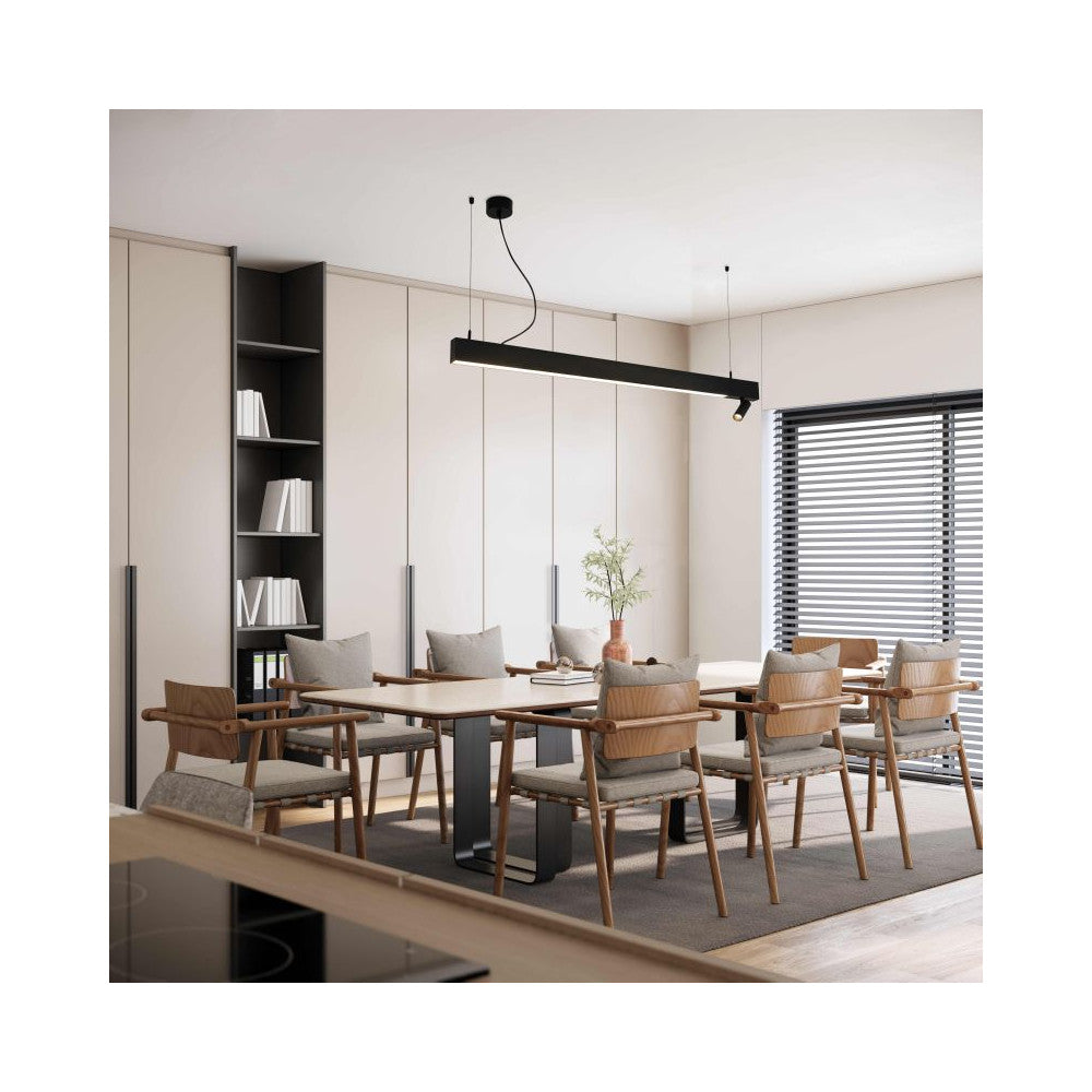 Suspension ZAMBELIS 7+32W DESIGN Noir Sable 23254