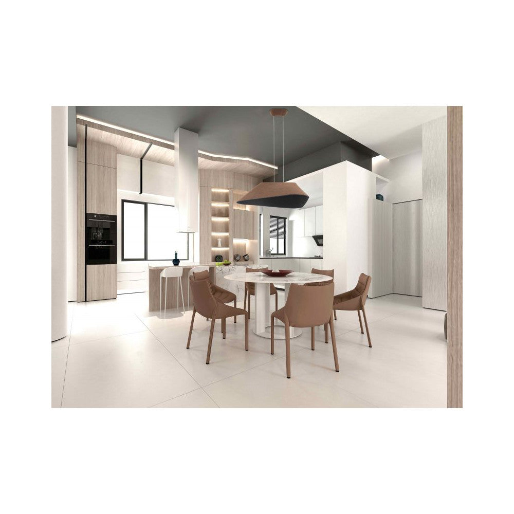 Suspension ZAMBELIS 8W Dimmable DESIGN Marron et Gris 23172