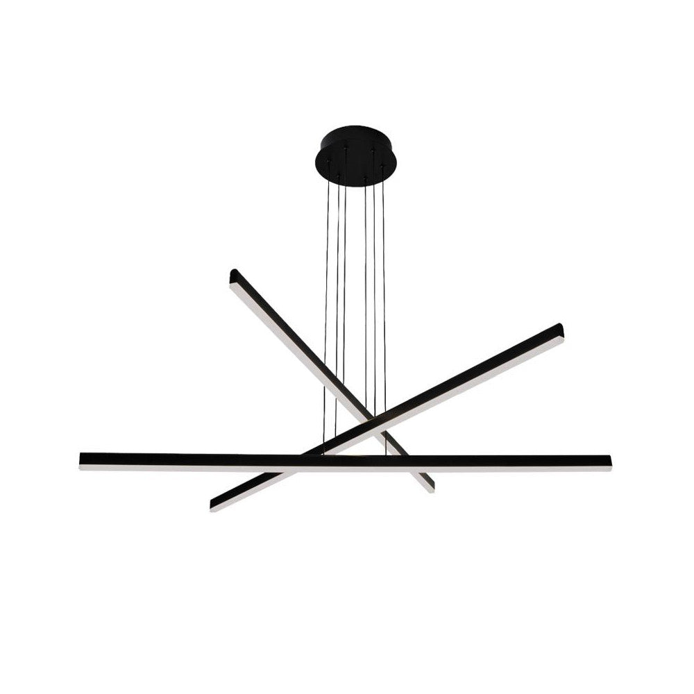 Suspension ZAMBELIS D1020 47W DESIGN Noir Mat 1947