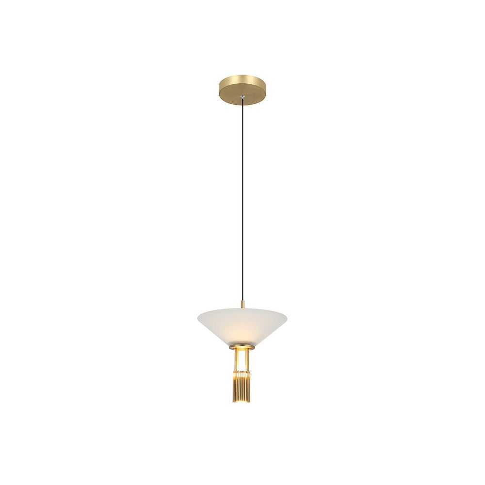 Suspension ZAMBELIS D210 10W Dimmable Direct/Indirect DESIGN Or Mat 23199