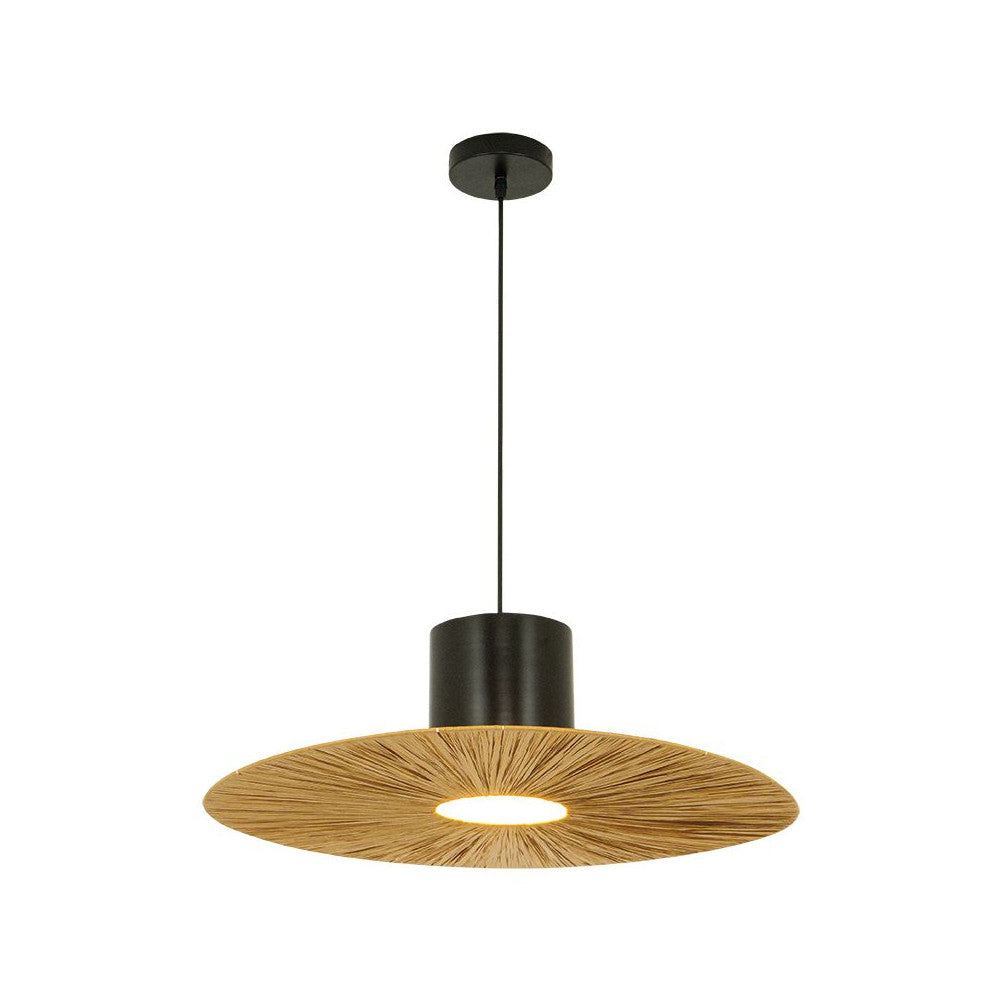 Suspension ZAMBELIS D120 E27 DESIGN Noir Mat Sans Source 23070