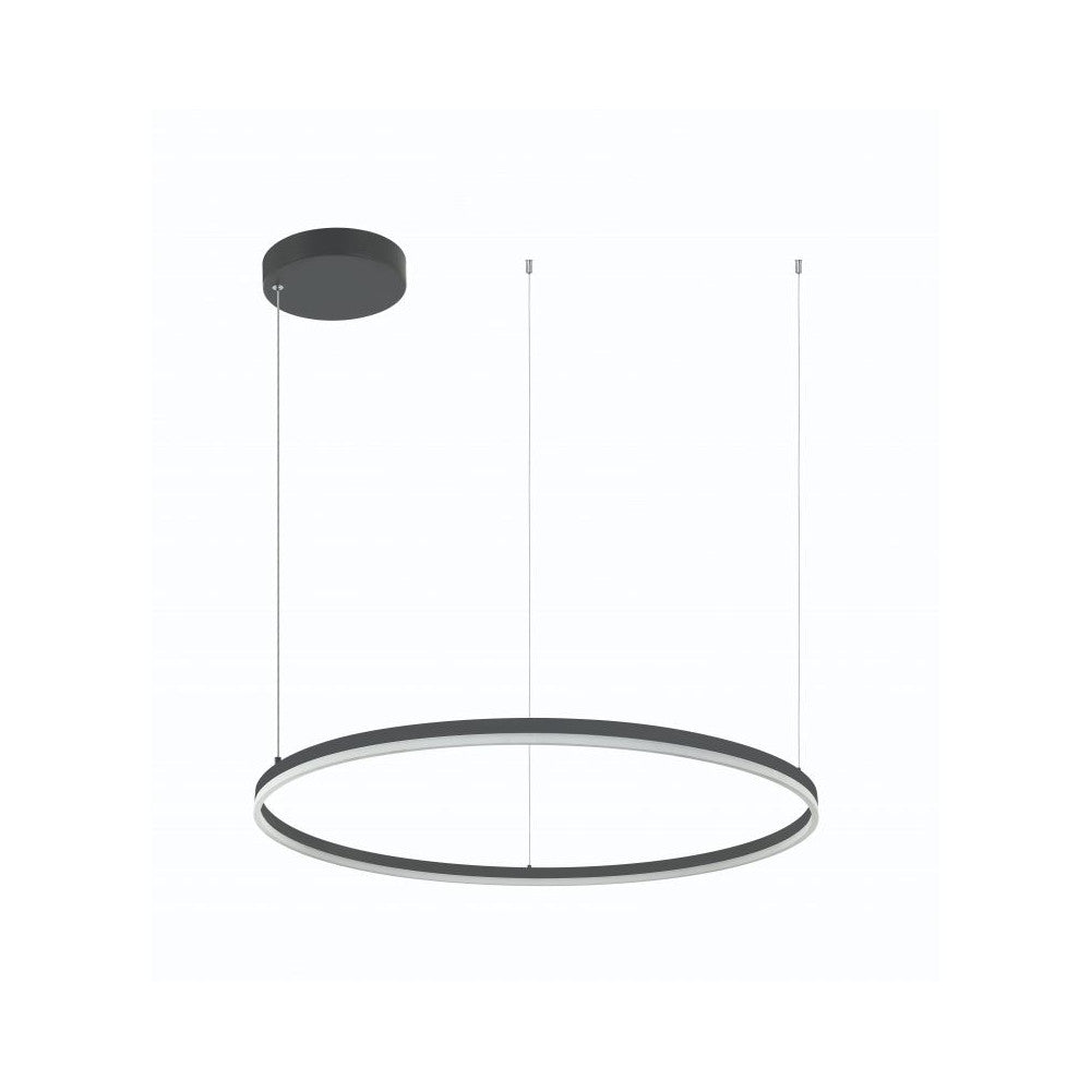 Suspension ZAMBELIS D1200 83W Dimmable DESIGN Noir Mat 20264