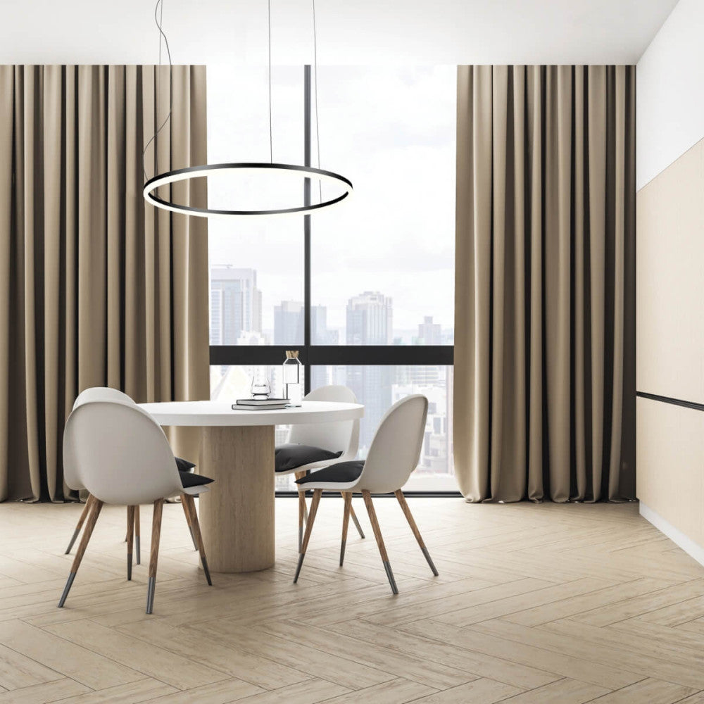 Suspension ZAMBELIS D1200 83W 4000K Dimmable DESIGN Noir Mat
