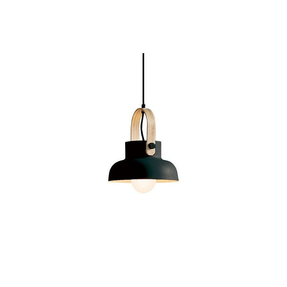Suspension ZAMBELIS D235 E27 DESIGN Noir Mat Sans Source 18191