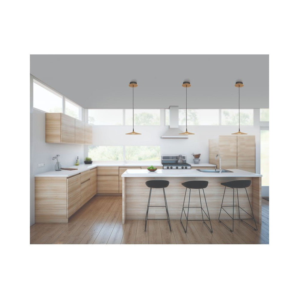 Suspension ZAMBELIS D250 6W DESIGN Bois 19150