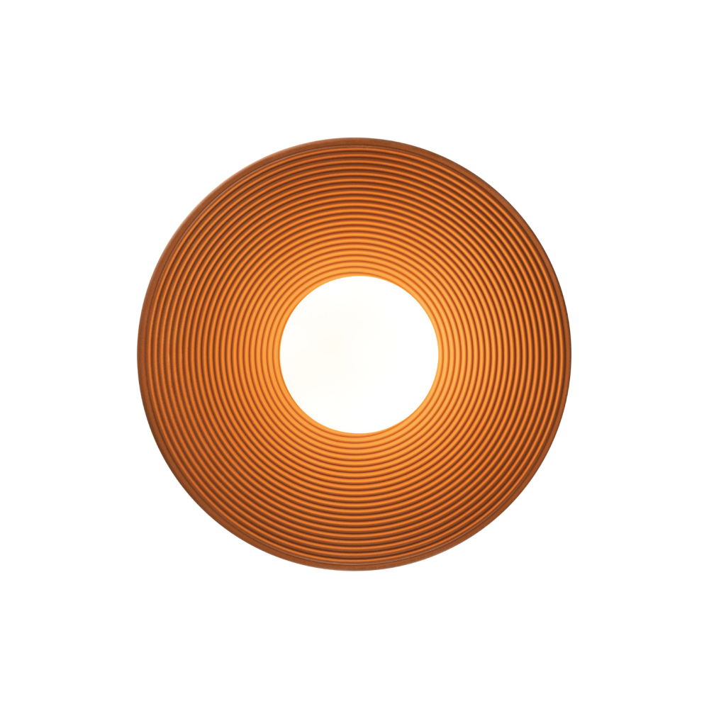 Suspension ZAMBELIS D285 G9 DESIGN Terracotta et Noir Sans Source 2598