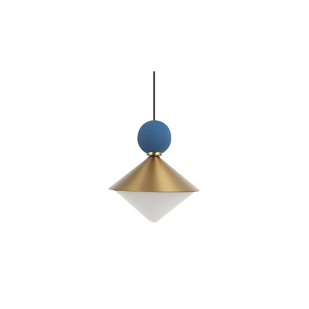 Suspension ZAMBELIS D290 20W Dimmable DESIGN Laiton Brosse 25101